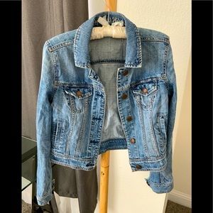 AmericanEagle Cropped Denim Jacket